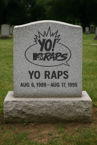 Fab 5 Freddy Yo MTV Raps Gravestone